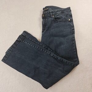 Tribal DeNIME Camille Boot Leg Curvy Fit Jeans Dark Wash Blue Womens Size 14 32